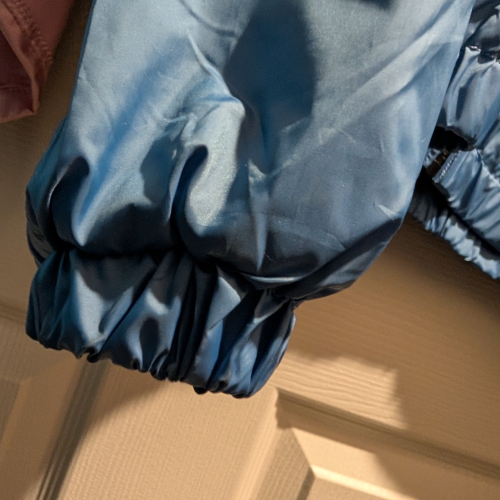 Light Blue Windbreaker Jacket - image 3